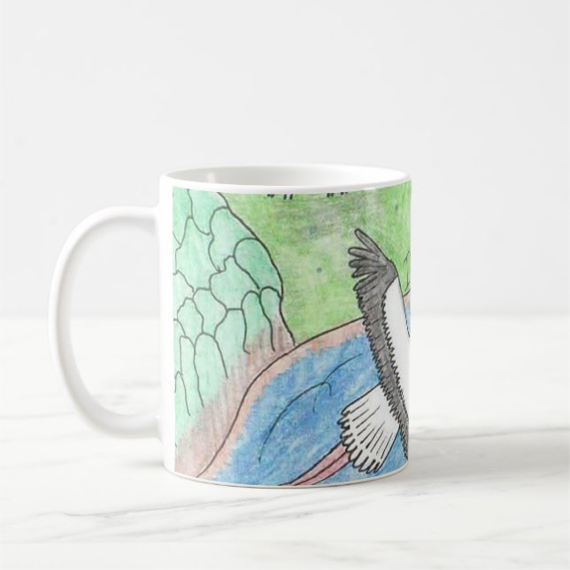 Caneca De Café Vibrações da Aldeia (Esquerda)