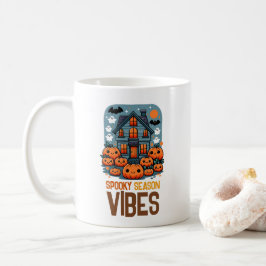 Caneca De Café Vibrações da Temporada Assustadora