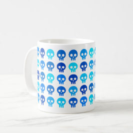 Caneca De Café Vibrações de Caveira Legais