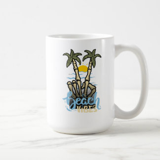 Caneca De Café Vibrações de Praia