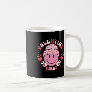 Caneca De Café Vibrações de Valentim Groovy Rosto Sorridente Dia 