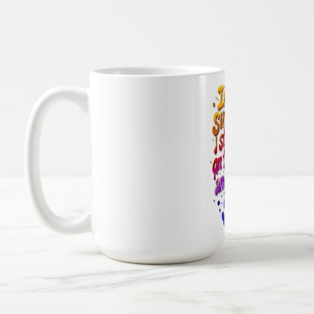 Caneca De Café Vibrações de verão (Esquerda)