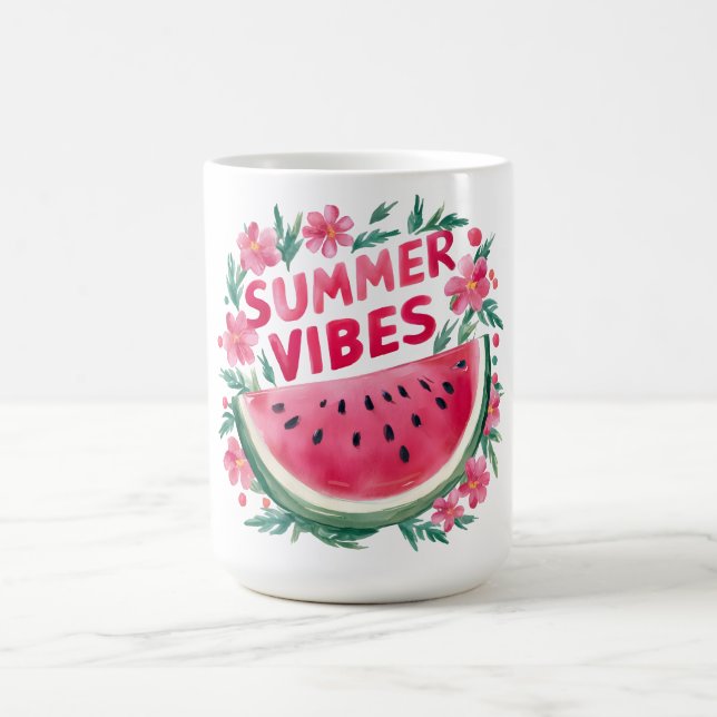 Caneca De Café Vibrações de Verão (Centro)