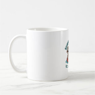 Caneca De Café Vibrações de Verão Preguiça Divertida e Preguiçosa