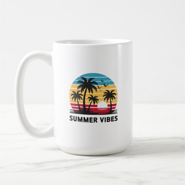 Caneca De Café vibrações do verão (Esquerda)