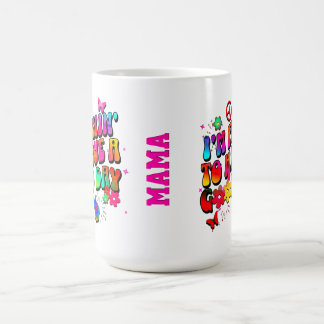 Caneca De Café Vibrações Positivas Coloridas Motivacionais para E