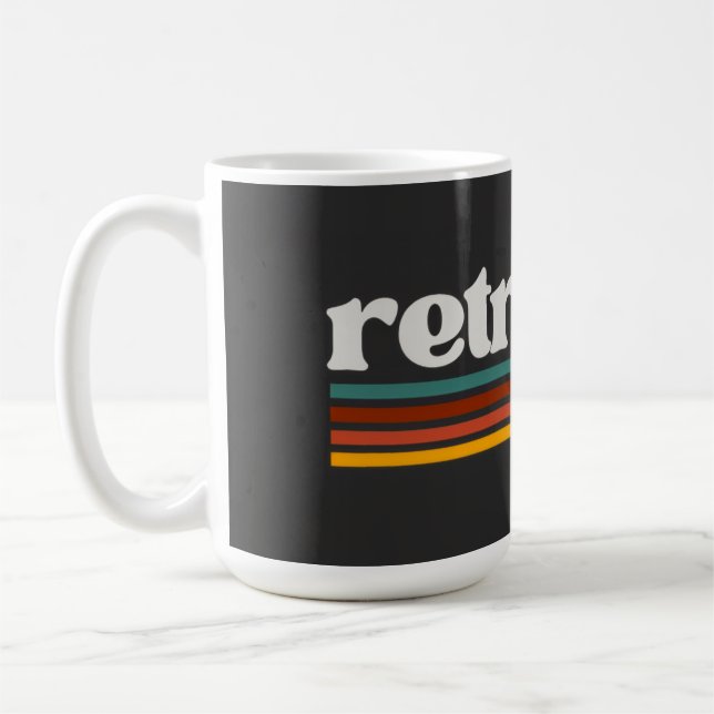 Caneca De Café vibrações retrô (Esquerda)