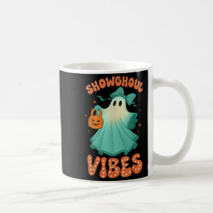 Caneca De Café Vibrações Showghoul Retro Assustador Halloween Lar