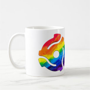 Caneca De Café Vibran do adaptador de gravação plástico de 45 RPM