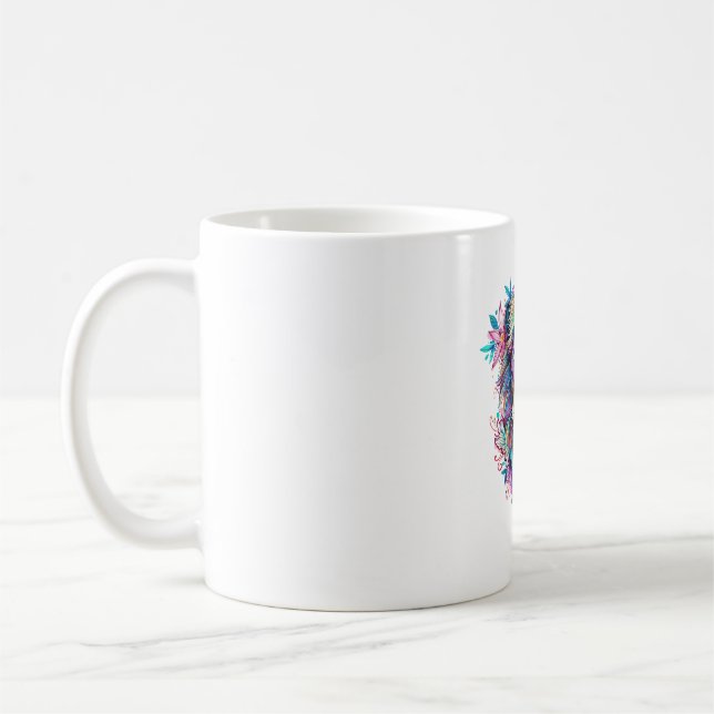 Caneca De Café Vibrant Lion (Esquerda)