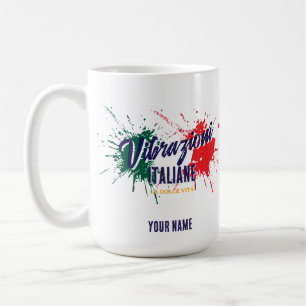 Caneca De Café Vibrazioni Italiane de Verão personalizadas