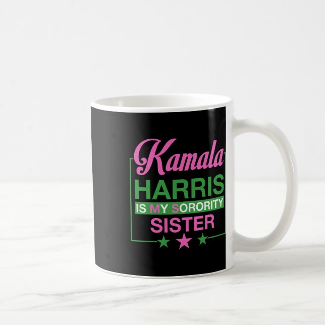 Caneca De Café Vice-Presidente Kamala Harris É Minha Irmã Irmã Da (Direita)