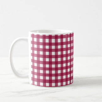 Caneca De Café Vichy Rouge Cerise