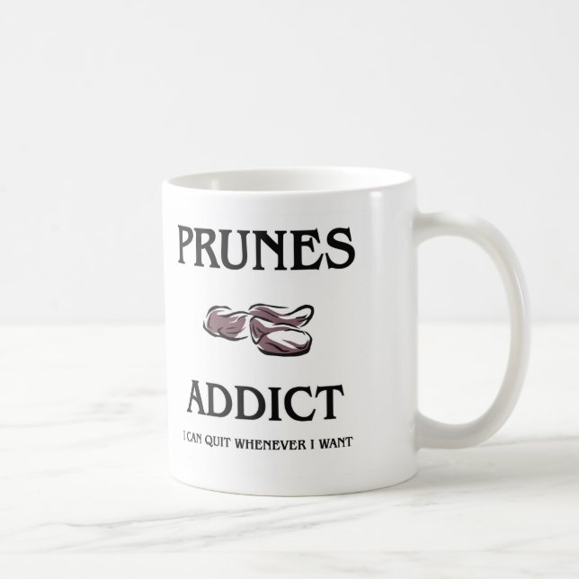 Caneca De Café Viciado das ameixas secas (Direita)