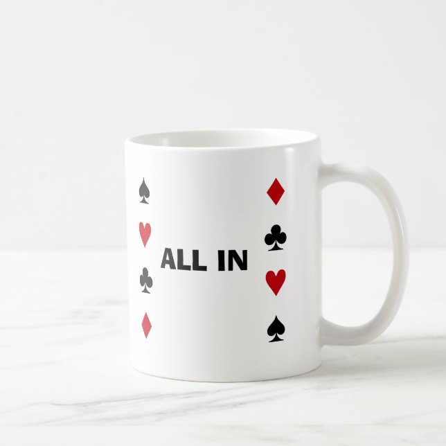Caneca De Café Viciado do póquer (Direita)
