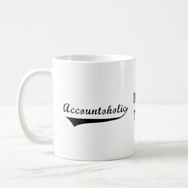 Caneca De Café Viciado em contabilidade (Esquerda)