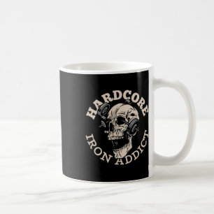 Caneca De Café Viciado em Ferro Hardcore
