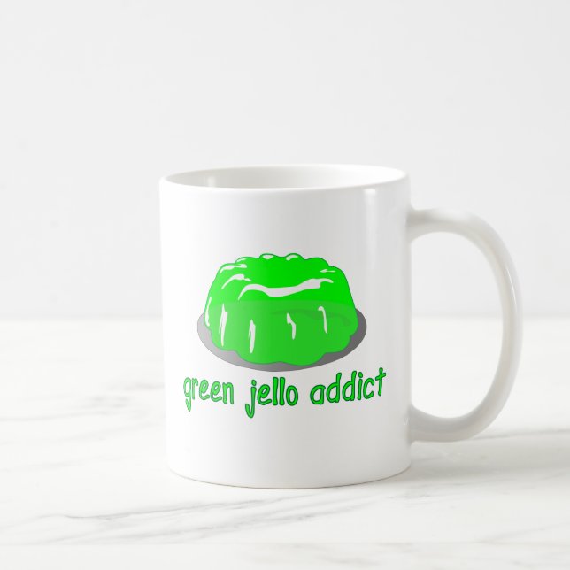 Caneca De Café Viciado em Green Jello (Direita)
