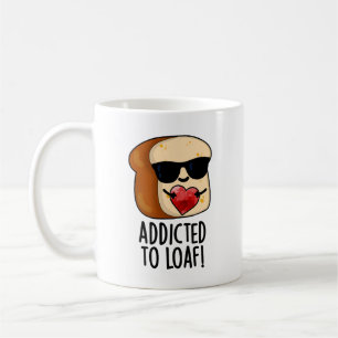 Caneca De Café Viciado em Pão Brincalhão Pun