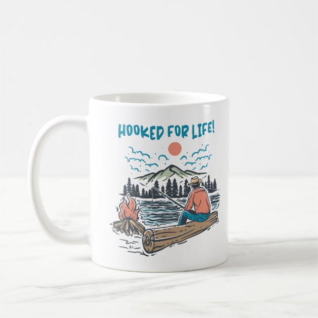 Caneca De Café Viciado em Vida (Esquerda)