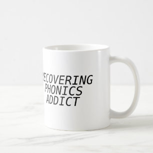 Caneca De Café Viciado Fônico em Recuperação