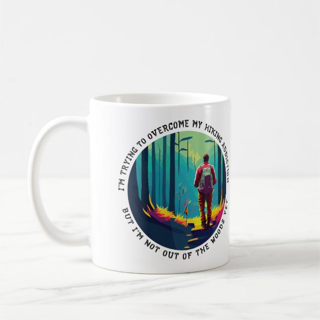 Caneca De Café Vício de caminhada (Esquerda)