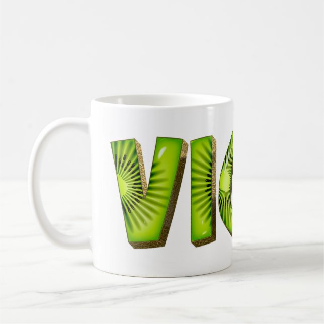 Caneca De Café Vicky Name Kiwi Style Tasse Teetasse Kaffeetasse (Esquerda)