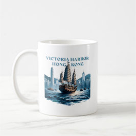 Caneca De Café Victoria Harbor Hong Kong China