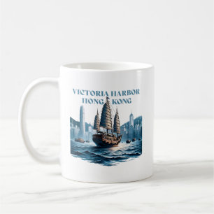 Caneca De Café Victoria Harbor Hong Kong China