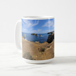 Caneca De Café Victoria’s Bay of Islands Coastal Panorama