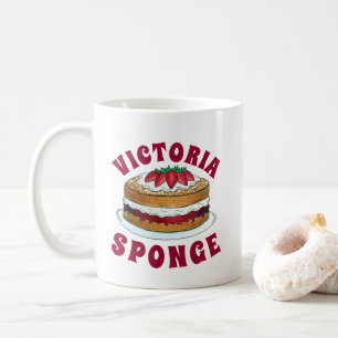 Caneca De Café Victoria Sandwich Sponge Cake UK Indústria Britâni