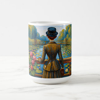 Caneca De Café Victorian Lady by the Water