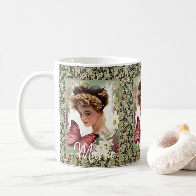 Caneca De Café Victorian Lady Mug (Com Donut)