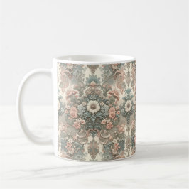 Caneca De Café Victorian Whisper: Uma Sinfonia Pastel