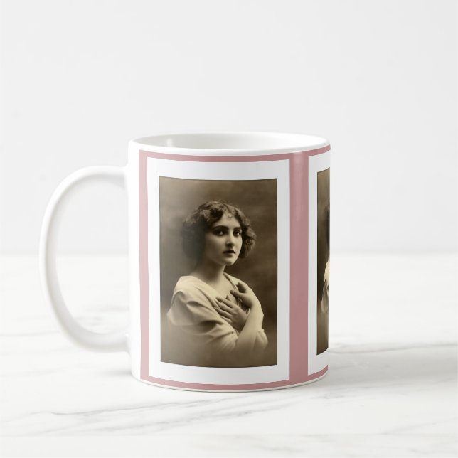 Caneca De Café Victorian woman arms crossed (Esquerda)