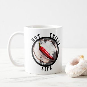 Caneca De Café Vida com pimenta quente 