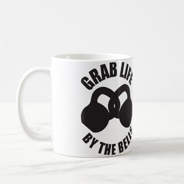 Caneca De Café Vida da garra pelas Bels - o Kettlebell (Esquerda)