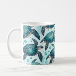 Caneca De Café Vida da Tartaruga Marinha