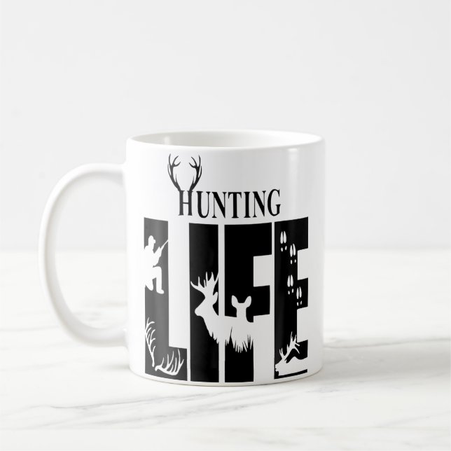 Caneca De Café Vida de Caça (Esquerda)