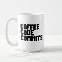 Caneca De Café Vida de Engenheiro de Software - Café Código Commi