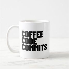 Caneca De Café Vida de Engenheiro de Software - Café Código Commi