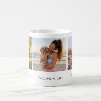 Caneca De Café Vida de Mãe de Cachorro Nomes Personalizados 3 Fot