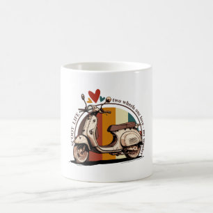 Caneca De Café Vida de Scooter