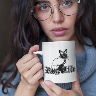 Caneca De Café Vida de Tapete - Um Dia Preguiçoso