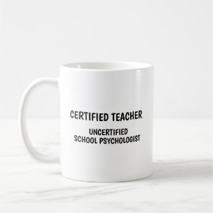 Caneca De Café Vida Divertida de Professor