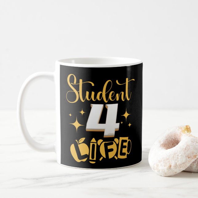CANECA DE CAFÉ VIDA DO ESTUDANTE 4 (Com Donut)