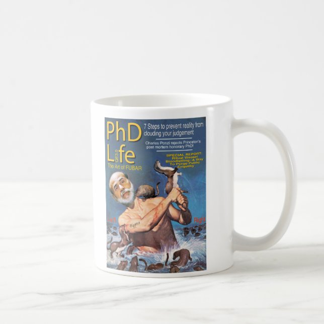 Caneca De Café Vida do PhD (Direita)