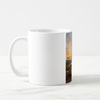 Caneca De Café Vida matemática simples 1 dia de cada vez
