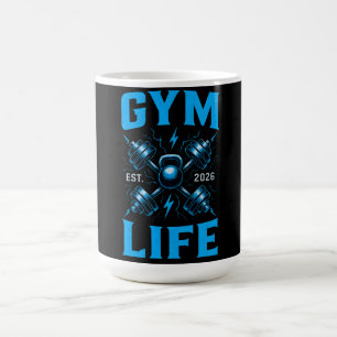 Caneca De Café Vida na Academia Est. 2026 – Nova Capítulo Fitness