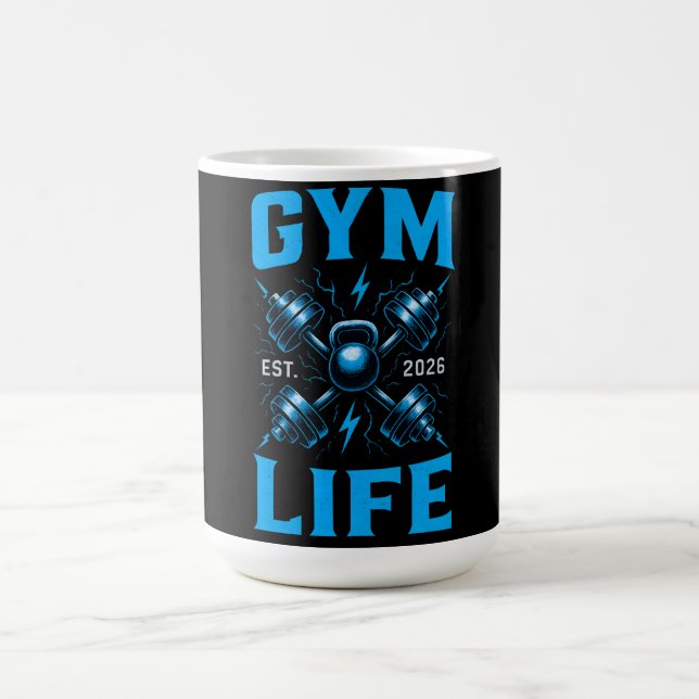 Caneca De Café Vida na Academia Est. 2026 – Nova Capítulo Fitness (Centro)